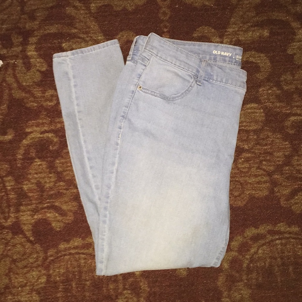 Old Navy Super Skinny Light Wash Jeans